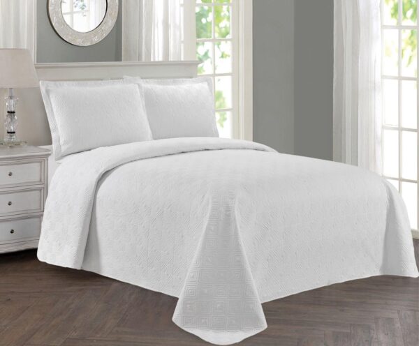 3 Pc 100_ Cotton Quilt Set