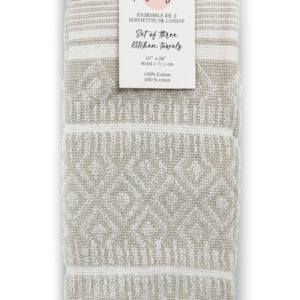 3 Pk Kitchen Towels - 100_ Cotton