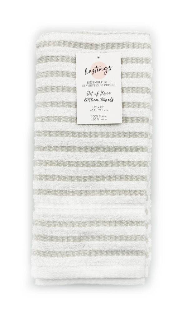3 Pk Kitchen Towels - 100_ Cotton - Image 4