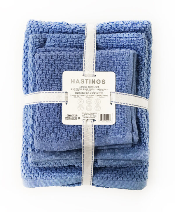 6 Pc Towel Set - Zero Twist - Image 24
