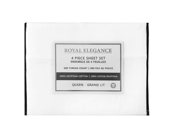 600TC Egyptian Cotton - Sheet Set - Image 6