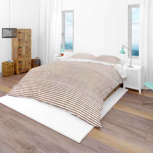 3 Piece Flannel Sherpa Comforter Set - Image 11