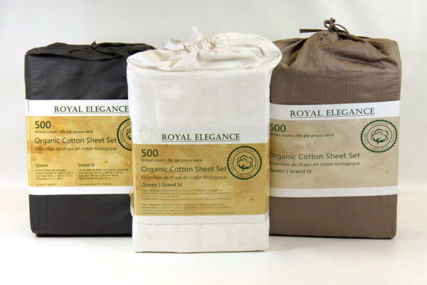  Sheet Set - 500TC - 100  Organic Cotton